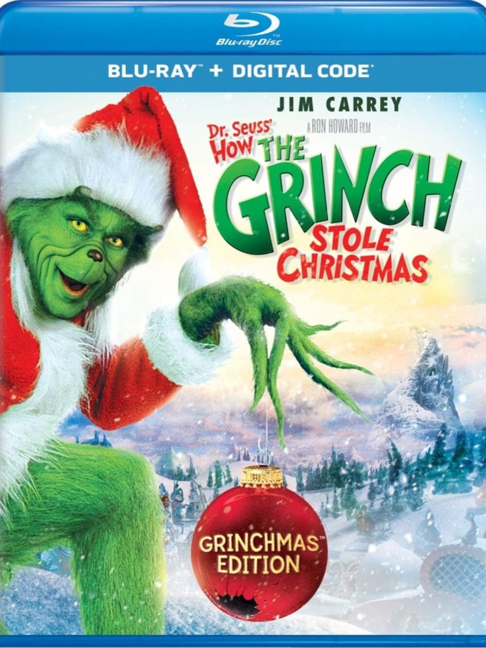 How The Grinch Stole Christmas Blu-ray - Classic Holiday Movie, Family Fun